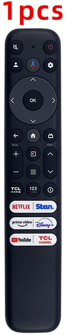 새로운 원격 제어 RC813 FAB1 호환 TCL TV Q6/Q7/QM8/S3/S4 series 43S470G 50S470G 55S470G 58S470G 예비 부품 (음성 없음), 1pcs