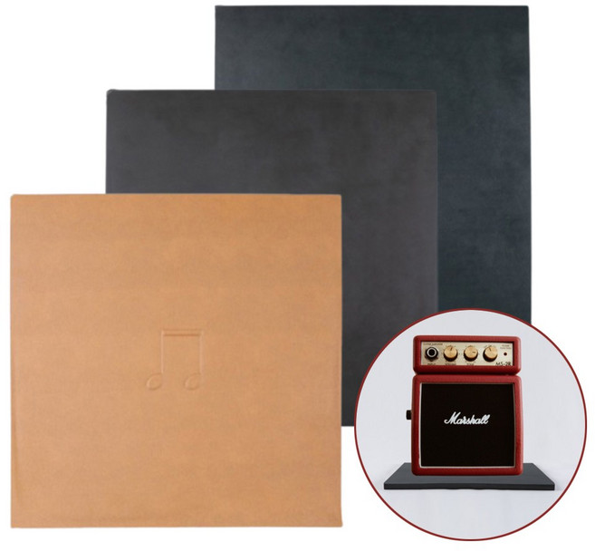 스피커 우퍼 방진 매트 패드 스탠드받침 층간 소음방지 진동방지 S M L, 블랙