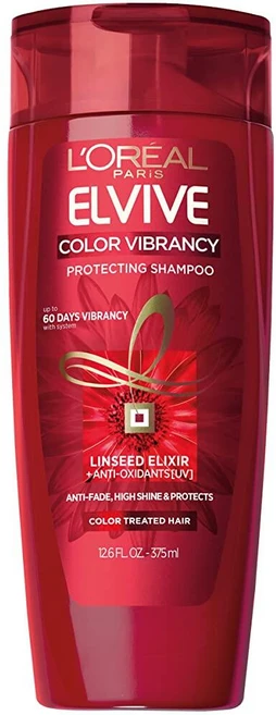 로레알 L'Oréal Paris Elvive 컬러 바이브레이시 프로텍팅 샴푸 fl.oz. 포장은 다를 수 있음 300ml(12.6온스) 137002, 로레알 L'Oréal Paris Elvive 컬러 바, 1, 375ml - 쿠팡