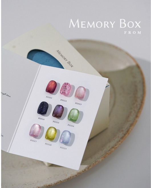 프롬더네일 메모리 박스 9종 세트, 1개, 10ml, 단일세트