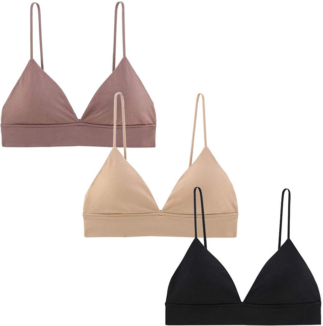 어머머스 골든트라이앵글 입은듯 안입은듯 가벼운 노와이어 브라 3P
