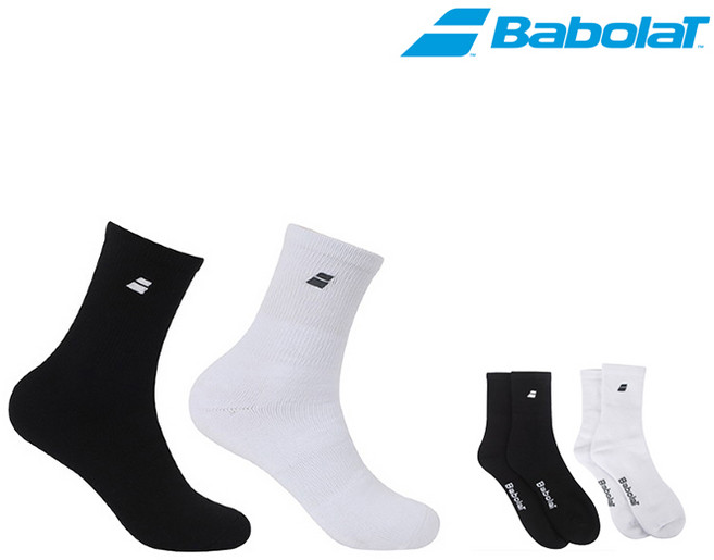 바볼랏 스포츠 양말 장목 남여 테니스 양말 1컬레, 1.바볼랏장목[블랙], 1개
