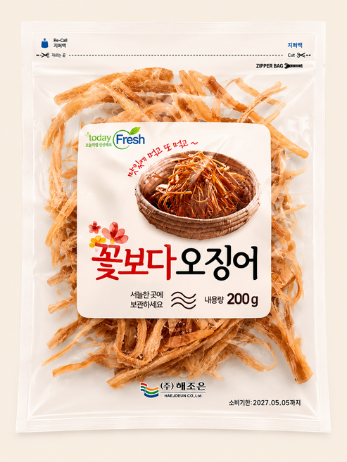 해조은 꽃보다 오징어 200g, 1개, 200