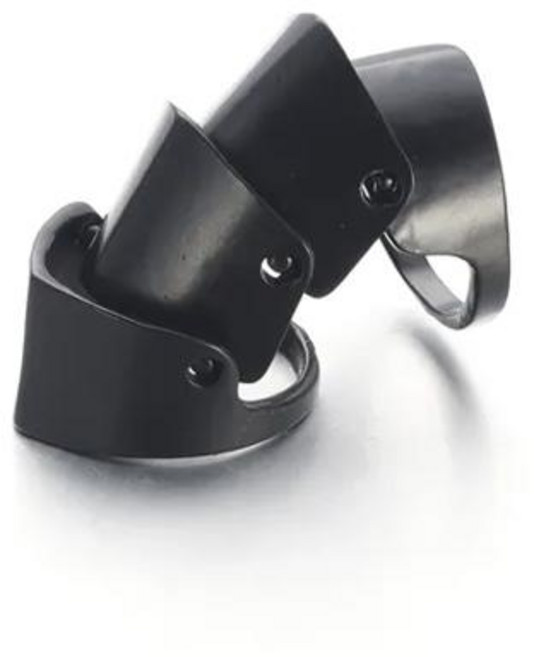 패션 데일리 커플 우정 레이어드 링 반지 애니메이션 Oosaki Nana 코스프레 펑크 고딕 여성 남성 조인트 아머 너클 금속 다층 손가락 쥬얼리 선물 액세서리