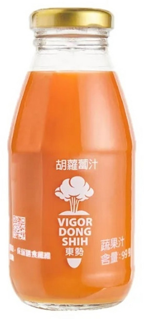 VDS活力東勢 純胡蘿蔔汁, 24個, 290毫升