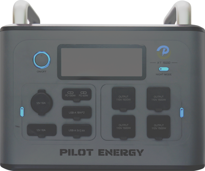 PILOT ENERGY XT 1500 行動電源 110V 輸出 1500W 大容量, 黑