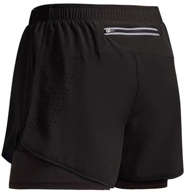 인투조이 남성 트레이닝 반바지 스포츠 조깅 러닝 더블 포켓