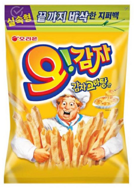 오리온 대용량 오감자 지퍼백 그라탕 202g, 1개