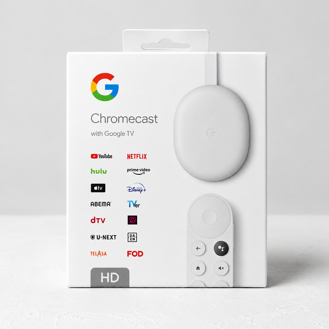Google 구글 GA03131-KR 2K 모델 [Chromecast with Google TV HD], 1개