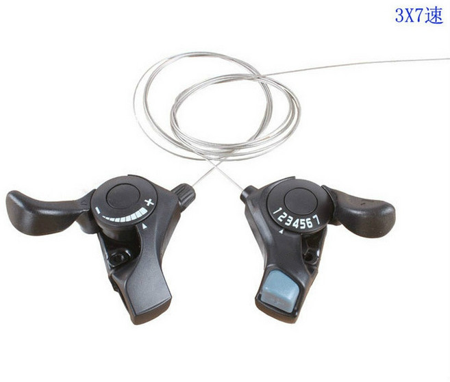 日本SHIMANO 分體指撥 自行車變速器 TX30-7, 1個, 黑色