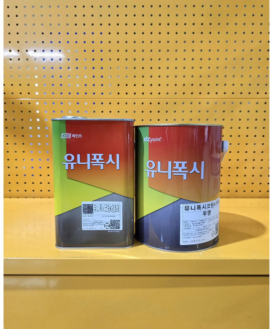 에폭시페인트 에폭시 상도 KCC페인트 유니폭시코팅K 4KG 2액형세트(주제+경화제) 주차장 공장 상가 사무실 창고 카페 바닥코팅, 1개, 유니폭시코팅K 상도 투명 3.15KG(5평), 3.15L