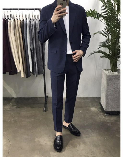 (5color) 스탠다드핏 여름 린넨 슈트세트