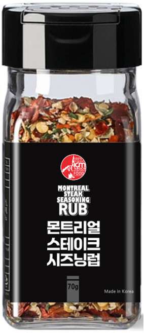 아이엠소스 몬트리얼스테이크시즈닝 럽, 70g, 2개