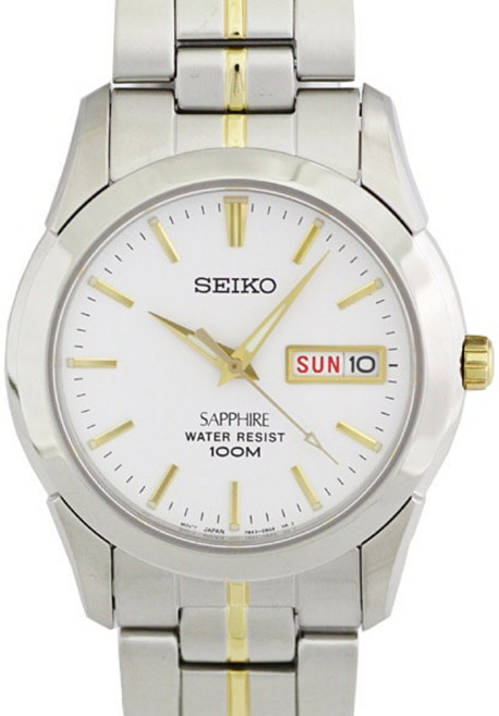 세이코 임포트 모델 SEIKO IMPORT SGG719P1 Q 콤비 브레스 S/GLASS 10 기압 방수 160462