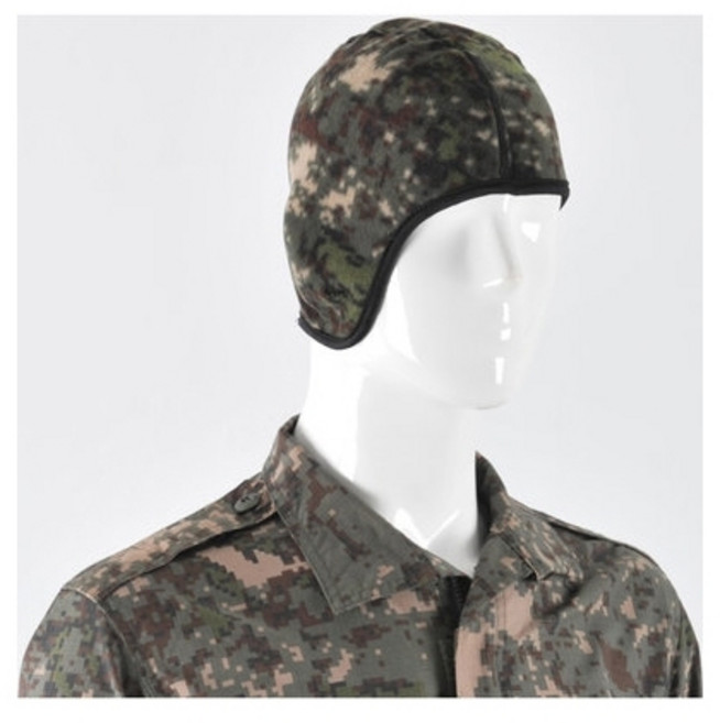 New 디지털 비니 빵모자 군인 방한 용품 군대 겨울 군용 물품 군장, 1개