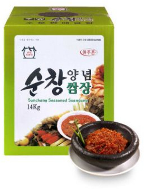 순창 뜨레안 재래식 된장 14kg