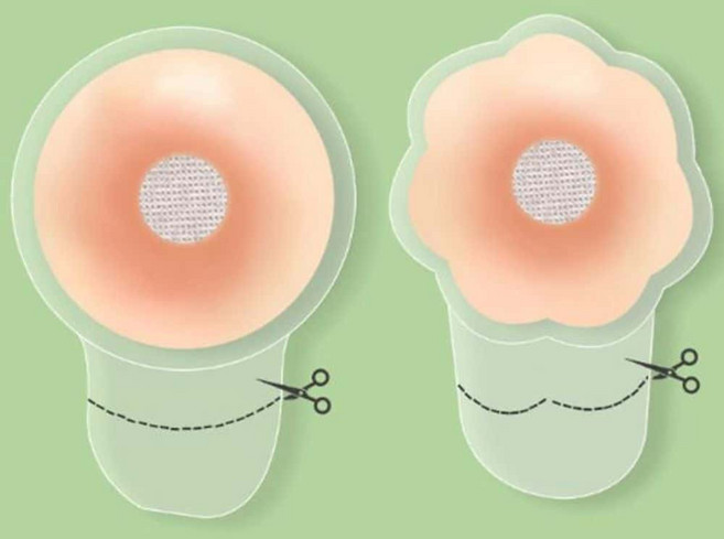 여성 실리콘 리프팅 니플 패치 OSM-1006478, 리프팅플라워형 6.5cmA.B컵