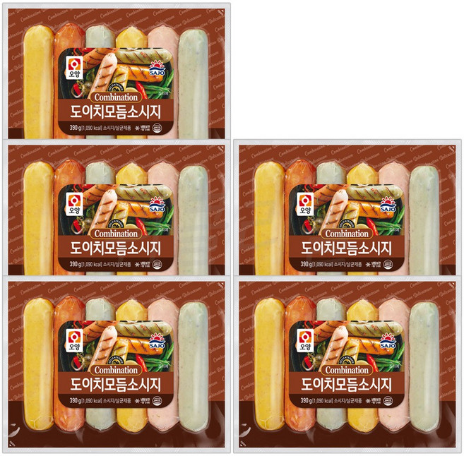 사조 도이치모듬소시지390g, 390g, 5개