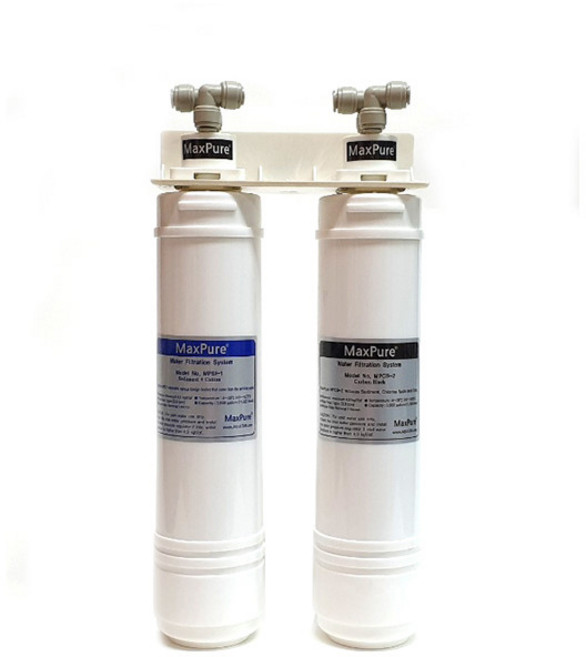 MaxPure 세디먼트 카본 정수기필터 2단 헤드 세트 MPSI-1 MPCB-2, 1개