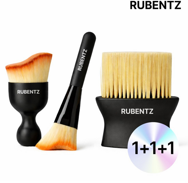 루벤츠 3세대 모니터 키보드 실내 세차 먼지 초미세 브러쉬, 1개, 세트