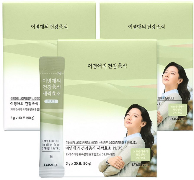 이영애의 건강미식 새싹효소 플러스, 90g, 3개