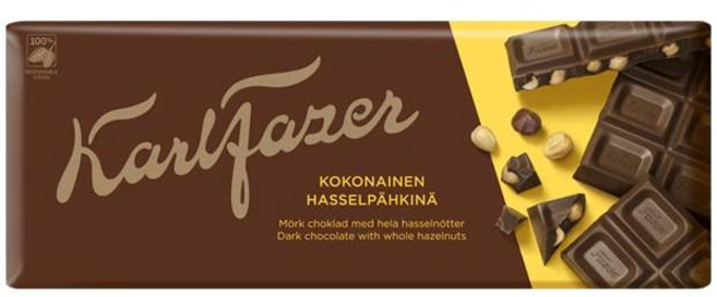 Fazer 페이저 칼페이저 다크 홀 헤이즐넛 초콜릿, 20개, 200g