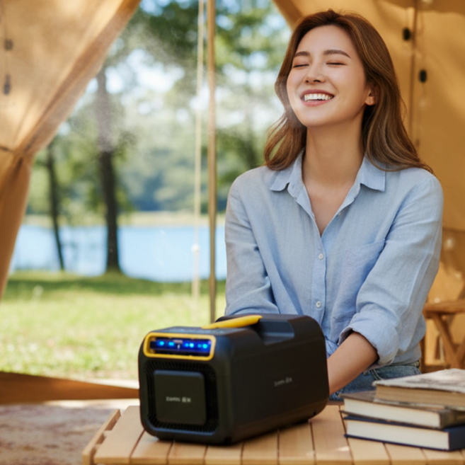 에어미니 미니 휴대용 에어컨 이동식 캠핑용 차박용 저소음, 블랙