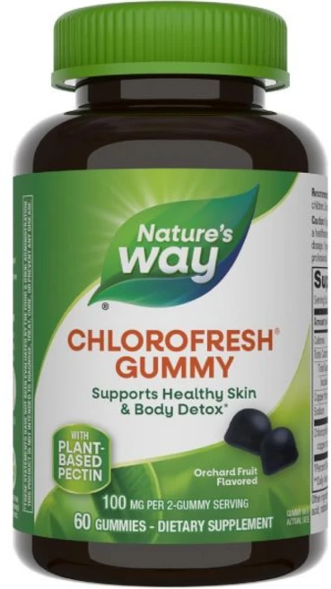 네이처스 웨이 엽록소 구미 내부 데오도란트* 신체 * 수원 일 향 60개 합니다, 1개 - 쿠팡