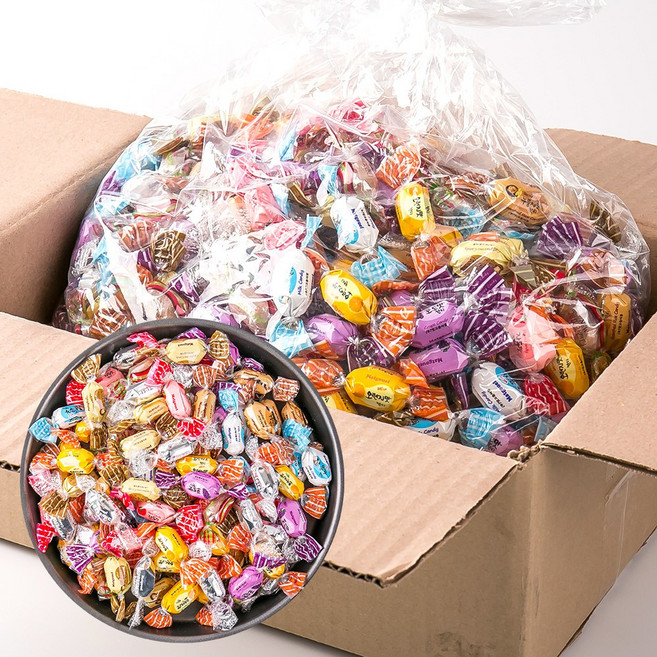 [더간식몰2]맛고을 종합캔디 4kg, 2개