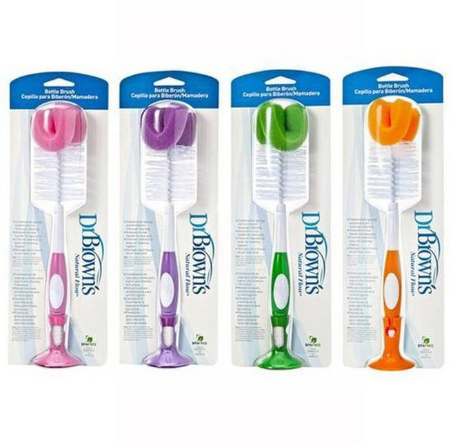 닥터브라운 젖병브러쉬 (젖병솔텀블러 세척솔), 1개