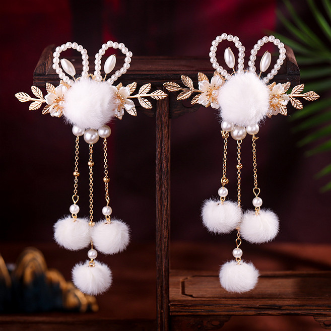 여아 전통 한복 헤어 액세서리 태슬 어린이 중국 전통 헤어 액세서리