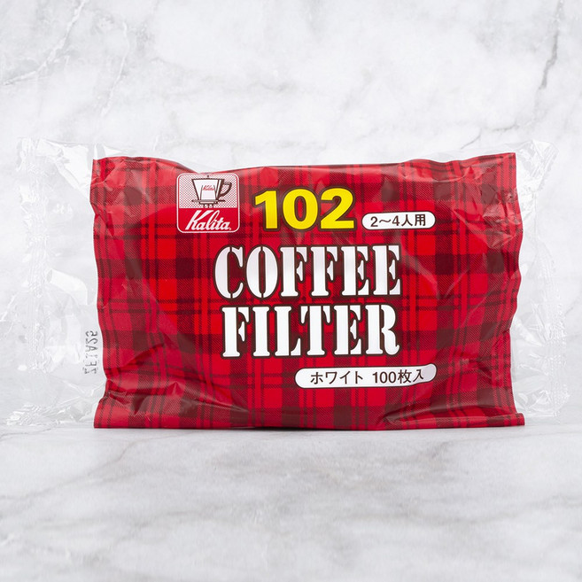 칼리타 커피필터 NK-102 화이트 2~4인용, 100개입, 1개
