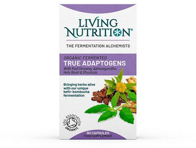 영국 리빙뉴트리션 Living Nutrition Fermented True Adaptogens 트루 어댑토젠 캡슐, 6개, 60정