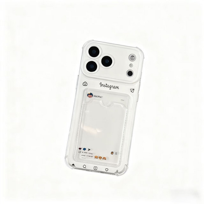 아이폰 17 시리즈 케이스에 적용되며 뒷면에 사진이나 카드를 넣을 수 있으며 1개