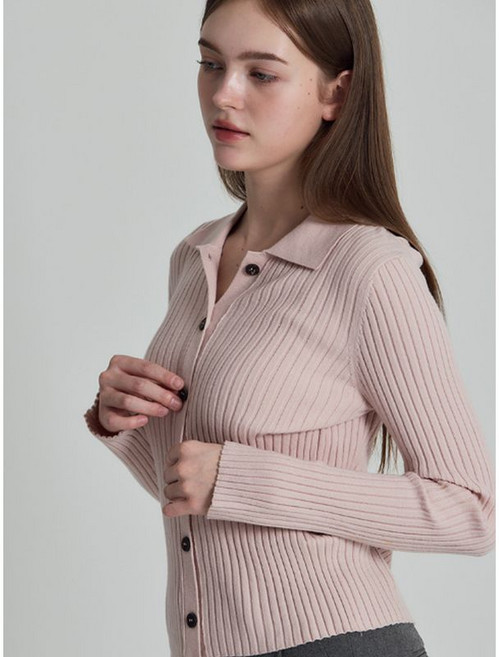 쉬즈미스 쉬즈미스(SHESMISS) 카라넥 버튼 니트 (택가격:148000원)