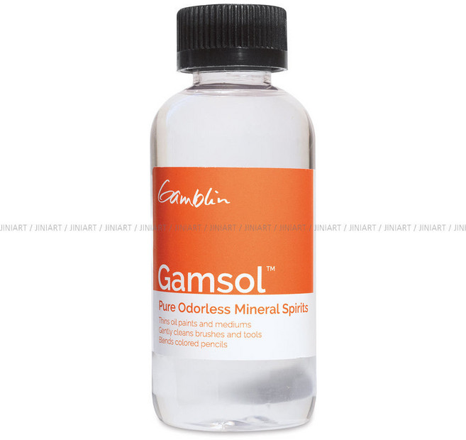 [갬블린] 갬솔 GAMSOL OMS 미네랄스피릿 유화용, 125ml, 1개