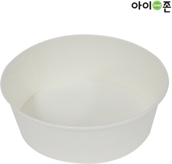 아이존 일회용 종이 밥그릇 380cc 10p 공기 대접 접시, 1세트, 10개