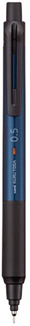 【CHL】UNI KURU TOGA 機械自動筆 0.5mm 不易斷芯 維持鋒利 學生 辦公 莫蘭迪色系 M5KS1P, 1個, 海軍藍