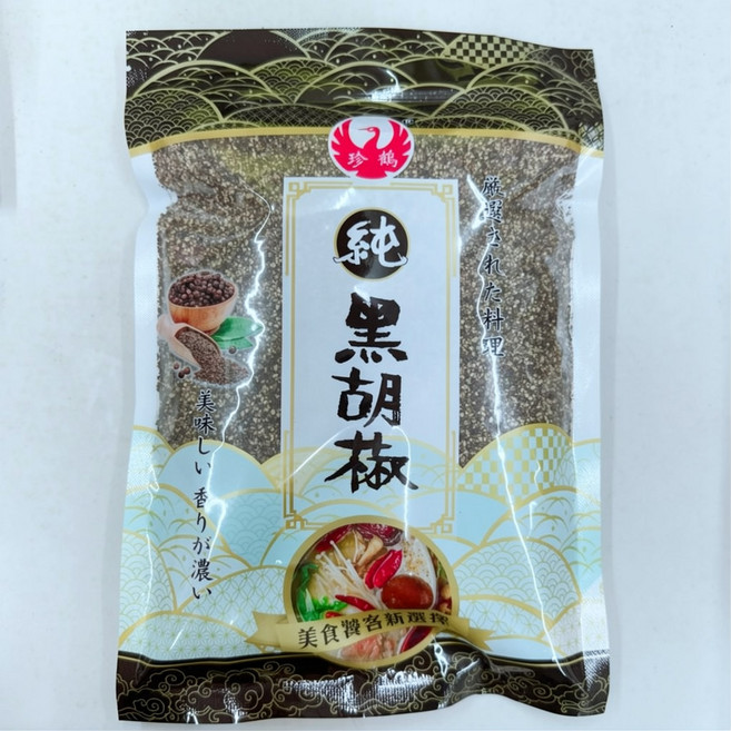 珍鶴 黑胡椒粗粒, 600g, 1個