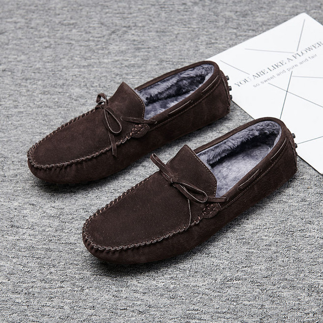 라오농 남자 겨울 털신 털단화 로퍼 구두 방한화 모카신15 +lv99