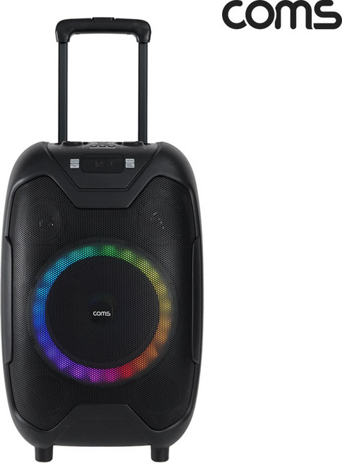 컴스 이동식 블루투스 무선 마이크 앰프 LED, KY500