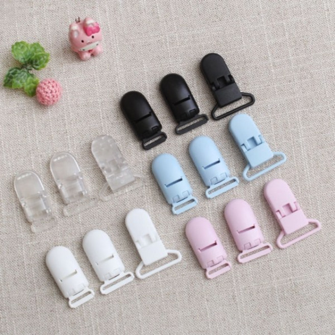 짱패브릭 플라스틱멜빵집게 클립-3size, 15mm혼합색상, 10개