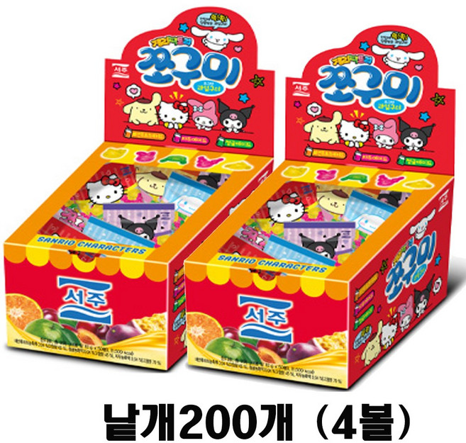 서주 젤리팩토리 쪼꾸미 10gX50개입, 10g, 200개