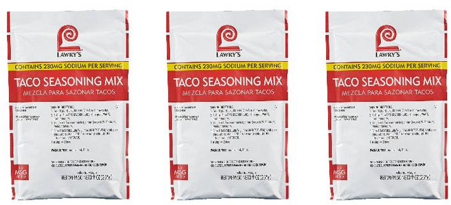 Lawry's 타코 시즈닝 믹스 255g 3팩