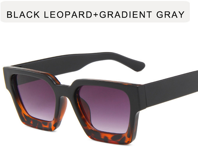 네모난 틀선글라스녀 패션앤디 개성있는 빅테 선글라스 빈티지 그린테 트렌드 선글라스