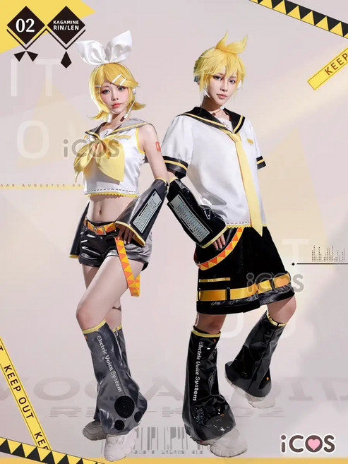 카가미네 린 렌 기본 코스프레 의상 서코 부코 행사