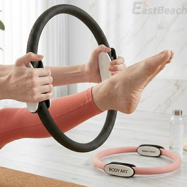 바디아트 필라테스링 밸런스 허벅지운동 요실금 예방운동 자세교정 피트니스 요가원 헬스장, 바디아트 필라테스링 연핑크, 1개