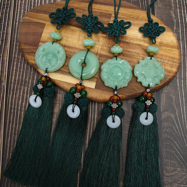 전통 평강기원 펜던트 노리개 단추