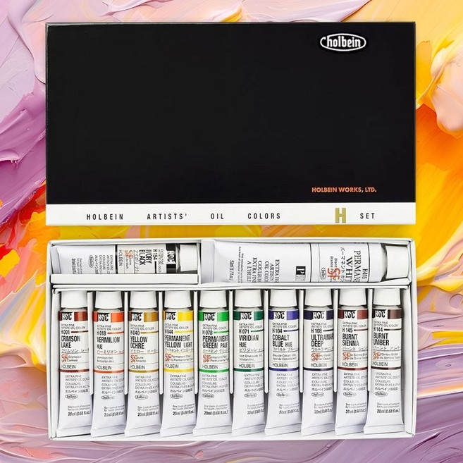 홀베인 유화물감(HOC) 20ml 12색, 상세페이지 참조