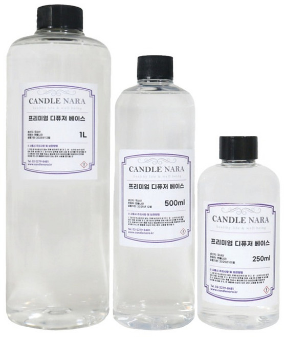 캔들나라 프리미엄 디퓨저 베이스, 1개, 500ml, 무향